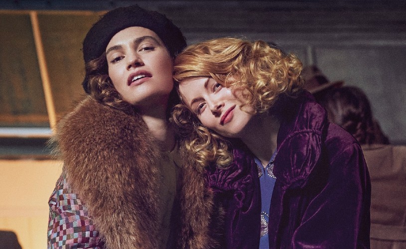Lily James and Emily Beecham in The Pursuit of Love